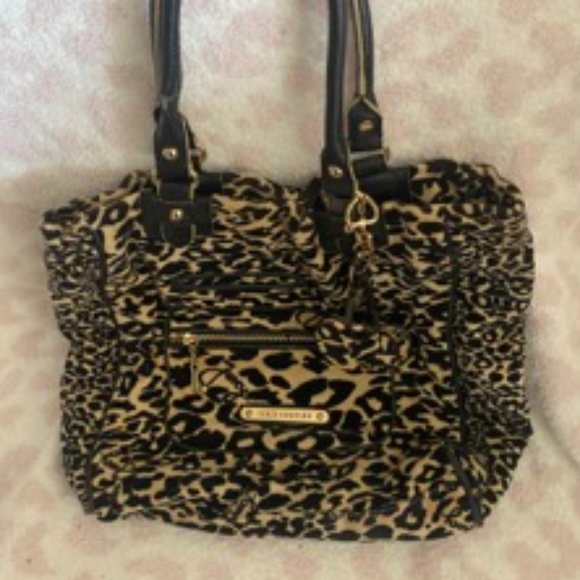 VINTAGE Juicy Couture leopard print tote bag - Picture 1 of 7